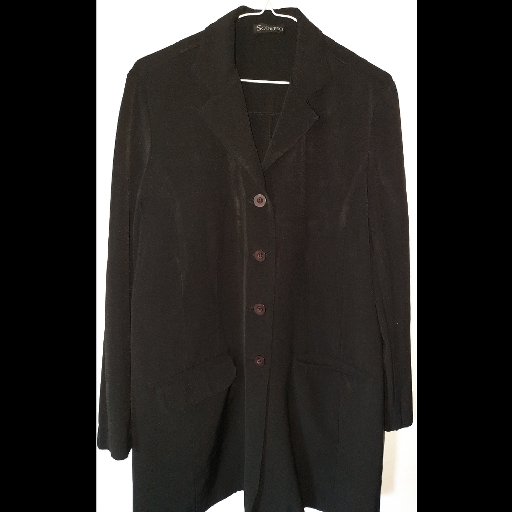 Long Black Suit Jacket